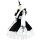 Japanese cute anime maid dress - soft girly lolita dress with white apron and ribbon detail