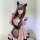 Japanese cute maid costume for women - sweet lolita cat girl uniform with lace dress & apron set