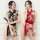 Japanese-inspired lace sheer floral kimono-style erotic lingerie set featuring embroidered mesh and cross-strap design.