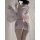 Japanese-inspired sheer kimono lingerie set featuring sensual satin and chiffon sleep dress with open-front robe design.