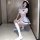 A stylish japanese-style jk uniform set featuring a cute sailor schoolgirl outfit with a mini pleated skirt and no-remove des...