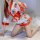 Japanese kimono costume set - sexy & cute role play lingerie outfit, one-piece cosplay ensemble featuring vibrant floral patt...