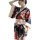 Japanese kimono-style lingerie set featuring floral patterns, elegant design, perfect for adult role play outfits.