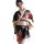 A woman models a japanese kimono-style lingerie set featuring floral patterns, perfect for cosplay with its sexy and playful ...