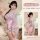 Japanese kimono lingerie set - sexy sheer play costume with floral print, roleplay outfit for adults