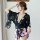 Sexy japanese kimono lingerie set featuring floral patterns, perfect for cosplay, stage performances, and role play.