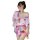Pink floral japanese kimono-style lingerie set with butterfly patterns, perfect for cosplay, stage performances, and role pla...