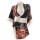 Sexy floral butterfly print japanese kimono lingerie for women, elegant yoko dance costume with no-remove design, seductive s...