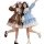 Two girls wearing charming new japanese lolita dresses, featuring cute kawaii designs with soft skirts and ruffled details, p...