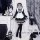 Japanese style lolita dress - sweet & edgy black white maid cosplay costume, aesthetic subculture outfit featuring long sleev...