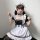 Japanese maid costume dress featuring a cute anime schoolgirl design, perfect for cosplay and daily wear, plus size friendly.