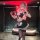 Woman wearing a cute japanese maid costume with black lace lingerie, role play uniform outfit for cosplay.