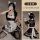 Japanese maid costume for women featuring cute cat ears, playful design, and sweet lolita-style lingerie set.