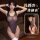 A woman poses wearing a sheer bodysuit with an open crotch design, emphasizing transparency and elegance. the garment feature...