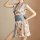 Japanese-style sexy lingerie kimono set featuring floral pattern, soft fabric, elegant design, perfect for women seeking thin...