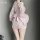 Japanese-style sexy lingerie set for plus size women – seductive kimono sleepwear, no-remove bedroom outfit