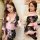 Elegant japanese-style sexy sakura lingerie set featuring kimono-inspired design with floral patterns and pink accents, perfe...