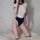 Japanese-style sexy swimwear set - open-crotch bodysuit & uniform-inspired lingerie outfit featuring a white and navy bodysui...