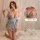 Japanese-style sheer lace bathrobe set featuring sweet sakura design, delicate bow detail, and elegant kimono-inspired pajama...