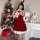 Jingxu plus size sexy lingerie set for curvy women - christmas, halloween & new year costume outfit featuring festive red and...