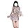 Jk style lingerie set with plaid skirt and bow top, playful seductive sleepwear for role play and mood enhancement.