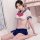 Sexy jk uniform role play lingerie set featuring a pleated mini skirt and sailor-style top with a large bow, perfect for adul...