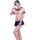 Sexy jk uniform role play lingerie set featuring a pleated mini skirt and sailor-style top with a red bow tie, perfect for ad...