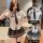 Kameixue cosplay jk uniform skirt set - cute schoolgirl outfit for roleplay & photoshoots, featuring a charming blouse with p...