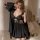 Kameixue sexy lace lingerie set with underwire – sheer, seductive adult pure-desire outfit for women, featuring elegant black...