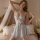 Kameixue sexy lace lingerie set with underwire – sheer, seductive adult pure-desire outfit for women, featuring elegant desig...