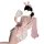 Kawaii bunny maid costume - japanese-style sexy sleep robe with bow & rabbit print, cute & alluring lingerie set