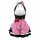 Kitty cat maid costume set - cute sexy lingerie outfit, sweet & sensual pure-delight themed dress with pink checkered apron a...
