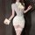 Korean-style seductive lingerie set - sheer secretary outfit with bodycon mini skirt, modest yet alluring