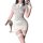 Korean-style seductive lingerie set - sheer secretary outfit with bodycon mini skirt, modest yet alluring