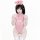 Sexy anime nurse cosplay costume featuring a pink pvc bodysuit with an open crotch design and hidden snap closure, complete w...