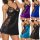 Sexy european style lace backless sleep dress in black, purple, blue, teal - elegant sheer nightgowns for women