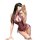 Woman in purple lace bodysuit taking selfie, showcasing sheer cut-out design and premium seductive lingerie outfit.