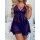 Elegant lace cami set with v-neck design, perfect for womens sexy sleepwear. features matching lace details and sheer fabric ...