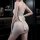Sexy lace bodysuit with floral embroidery, featuring a sheer fabric and elegant bow tie design, perfect for women seeking sty...