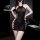 Sheer lace halter neck bodysuit with mesh bodycon design, perfect for seductive and playful lingerie sets for women.