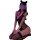 Woman kneeling in black lace maid costume with bear ears, sheer bodysuit, and matching lingerie accessories.