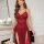 Elegant sheer lace mesh sexy sleep dress set, lightweight and alluring design for women, perfect for intimate wear.