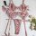 Premium lace push-up bra set with thong design, featuring tied-strap garter sets for womens intimate wear.