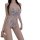 Sheer lace bodysuit with floral embroidery and delicate straps, offering a modest yet sexy look for women.