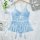 Lace sheer bodysuit for women - sexy european style erotic lingerie, full-body transparent intimate wear with garter belt