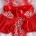 Red lace sheer bodysuit with floral patterns, featuring a prominent red ribbon bow at the waist, perfect for women seeking se...