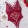 Sexy european style lace sheer bodysuit for women, featuring intricate floral patterns and delicate straps, perfect for intim...