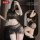 Ultra-sheer lace bodysuit set for women, featuring tight fit design, perfect for sensual sleepwear and intimate apparel.