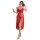 Sexy european-style lace sheer sleep dress with side slit, perfect for women seeking elegant and transparent nightwear.
