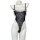 Lace temptation bodysuit featuring delicate lace design, open-crotch style with ruffled edges, perfect for bold sleepwear set...